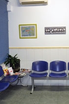 Sala de espera del Centro Veterinario Torrejón